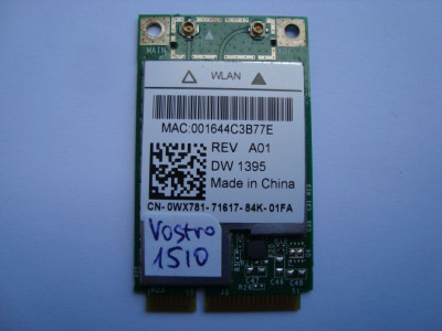 Wifi Broadcom BCM94312MCG Dell Inspiron 1525 Vostro 1510 0WX781